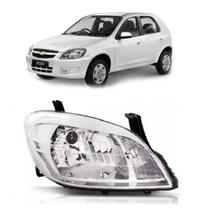 Farol celta 2007 2008 2009 2010 2011 cromado direito Farol celta 2007 2008 2009 2010 2011 cromado direito