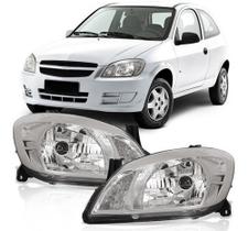 Farol celta 2011 mascara cromada lado esquerdo