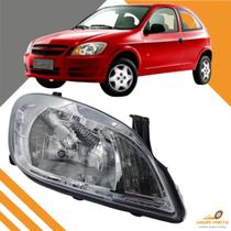 Farol Celta Prisma 2006 2007 2008 2009 2010 11 12 Cromado LADO DIREITO