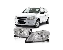 Farol Celta/Prisma 2006 ate 2011 Cromado Lado Direito BapImports