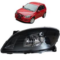 Farol Celta Prisma 2007 08 09 10 11 12 13 14 15 16 Máscara Negra