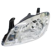 Farol Celta Prisma 2007 a 2011 Lado Motorista Com Máscara Metalizada - FORTLUZ - 939