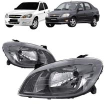 Farol celta prisma cromomix 2007 2008 2009 a 2015 esquerdo Farol celta prisma cromomix 2007 2008 2009 a 2015 esquerdo