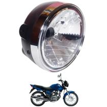 Farol Cg 150 Titan Fan 2004 2005 2006 2007 2008 Aro Cromado Motoboy Farol Cg 150 Titan Fan 2004 2005 2006 2007 2008 Aro Cromado Motoboy