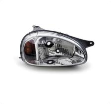 Farol Chevrolet Corsa 2001 em Diante Lado Direito Com Carcaca Cinza Arteb Farol Chevrolet Corsa 2001 em Diante Lado Direito Com Carcaca Cinza Arteb