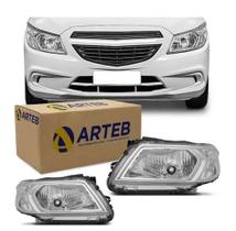 Farol Chevrolet Onix / Prisma 2012 13 14 15 16 Cromado Lado DIREITO Original Arteb