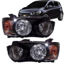 Farol chevrolet sonic 2012 2013 2014 preto Farol chevrolet sonic 2012 2013 2014 preto