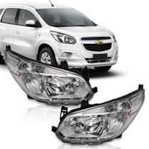 Farol Chevrolet Spin 2012 2013 2014 2015 2016 Cromado Farol Chevrolet Spin 2012 2013 2014 2015 2016 Cromado