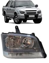 Farol Cinza Chevrolet S10 Blazer 2001 2002 a 2011 Direito