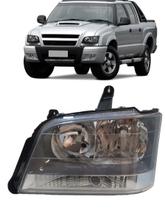 Farol Cinza Chevrolet S10 Blazer 2001 2002 a 2011 Esquerdo