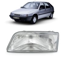 Farol Citroen Zx 1992 1993 1994 1995 1996 Cromado Simples