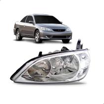 Farol Civic 2004 2005 2006 Cromado Foco Duplo