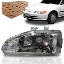 Farol Civic Hatch 1992 1993 1994 1995 Foco Simples Farol Civic Hatch 1992 1993 1994 1995 Foco Simples