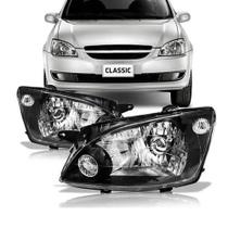 Farol classic 2011 2012 2013 14 15 2016 mascara negra par