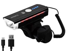 Farol com sensor buzina 350 lum usb