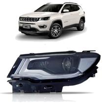 Farol Compass 2017 2018 2019 2020 2021 C/Xenon Motor Led