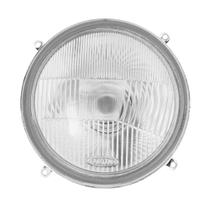 Farol Compatível Com Trator Massey - Redondo 4 Fixações Fortluz 04