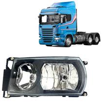 Farol Compatível Scania Serie 5 S5 PGR Mascara Negra LD