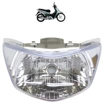 Farol Completo Biz 125 2005 2006 2007 2008 2009 2010 Máscara Cromada Cristal Lisa Acrílico Farol Completo Biz 125 2005 2006 2007 2008 2009 2010 Máscara Cromada Cristal Lisa Acrílico
