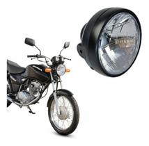 Farol Completo Cg 125 Titan Aro Preto