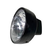 Farol Completo CG Titan KS/ESFAN 125 2012 Aro Preto Injetado