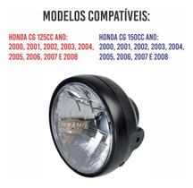 Farol Completo Cg Titan125 00/04 Fan 07 A 2013