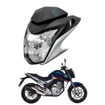 Farol Completo Com Carenagem Honda CB 250 Twister Azul Vermelho Preto Branco Prata - Sportive