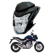 Farol Completo Com Carenagem Honda CB 250 Twister Azul Vermelho Preto Branco Prata - Sportive