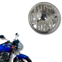 Farol Completo Compatível Susuki Yes Aro Cromado Anos 2005 a 2016 Iluminação