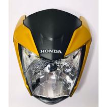 Farol completo Honda Titan 160 2022 Amarelo Dourada Farol completo Honda Titan 160 2022 Amarelo Dourada