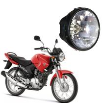 Farol Completo Moto Factor 125 Aro Preto C/Lampada 2009 em diante Farol Completo Moto Factor 125 Aro Preto C/Lampada 2009 em diante