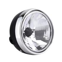 Farol Completo para Moto CBX 250 Twister de 2001 Até 2008 aro Cromado