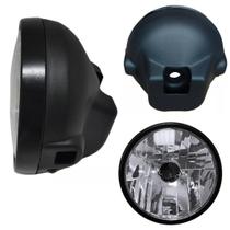 Farol Completo para Moto Ybr 125 Factor K/e/ed 09/16 - Aro Preto (Sem Lampada)