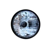 Farol Completo S/ Lamp. Compativel Cg Titan 150 -Ks-Es-Esd / Fan 150 Ate 2009 Aro Preto Fosco