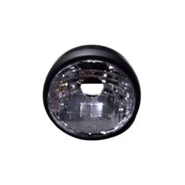 Farol Completo S/ Lamp. Compativel Titan 125 Aro Preto Fosco