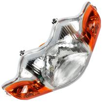 Farol completo Shineray XY50Q XY50 com lâmpadas bloco globo optico Farol completo Shineray XY50Q XY50 com lâmpadas bloco globo optico