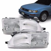 Farol corolla 1993 1994 1995 1996 1997 cromado depo