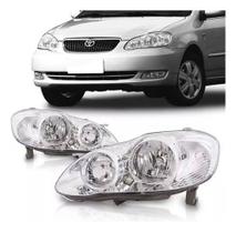 Farol corolla mascara cromada 2005/2007 ld