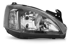 Farol corsa 2008 a 2012 montana mascara negra pisca lente liso foco duplo - lado direito - ai