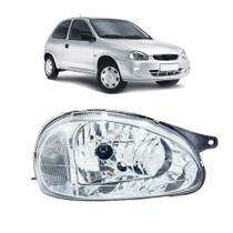 Farol Corsa 94 A 2002 Classic 96 A 2009 Cromado