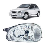 Farol Corsa 94 A 2002 Classic 96 A 2009 Cromado Farol Corsa 94 A 2002 Classic 96 A 2009 Cromado