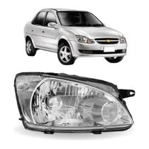 Farol Corsa Classic 2011 ate 2016 Cromado Lado Direito BapImports