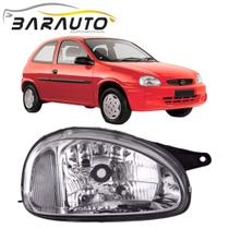 Farol corsa hatch 1994 a 2002 cromado direito term