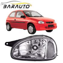Farol corsa hatch 1994 a 2002 cromado esquerdo term