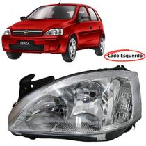 Farol Corsa Hatch Sedan Montana 2003 2004 2005 2006 2007 2008 2009 2010 2011 2012 Esquerdo