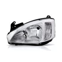 Farol Corsa Montana 2003 A 2010 Lado Esquerdo Foco Duplo Pisca Raiado