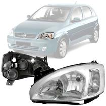 Farol Corsa Montana 2008/12 Cromado Original Arteb Esquerdo Farol Corsa Montana 2008/12 Cromado Original Arteb Esquerdo