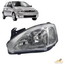 Farol Corsa Montana 2008 2009 A 2012 Máscara Cromada