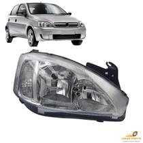 Farol Corsa Montana 2008 2009 A 2012 Máscara Cromada