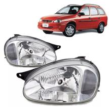 Farol Corsa Wagon 1994 1995 1996 1997 1998 1999 2000 2001 2002 Cromado
